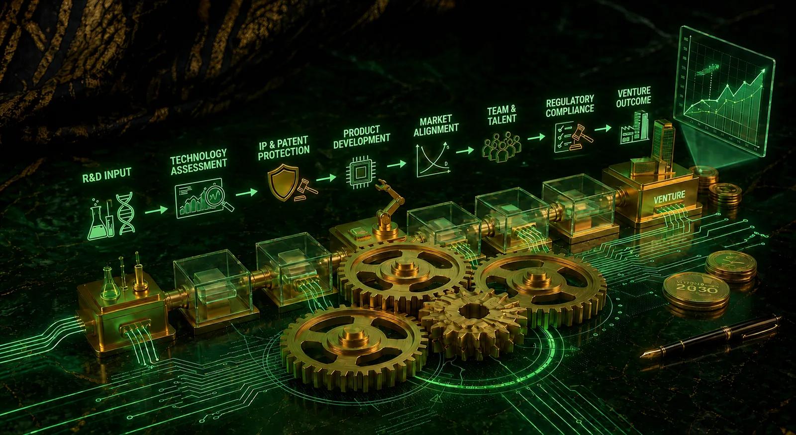 From R&D to Venture: Structuring Deep-Tech Commercialization